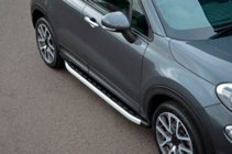 Fiat 500X 2014–2024 Sidosteg Fullmond (2 st, aluminium) foto 2
