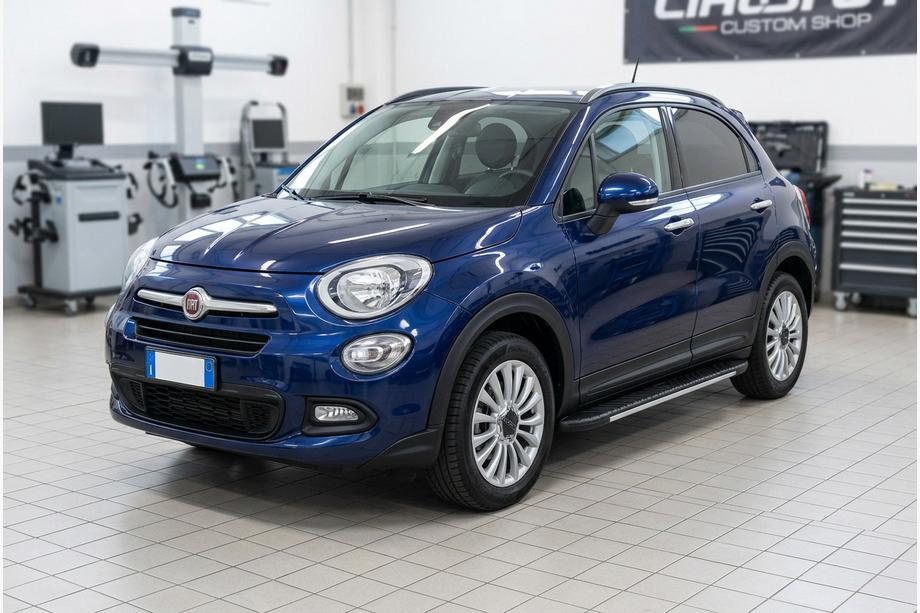 Fiat 500X 2014–2024 Sidosteg Bosphorus Grey (2 st, aluminium) Image