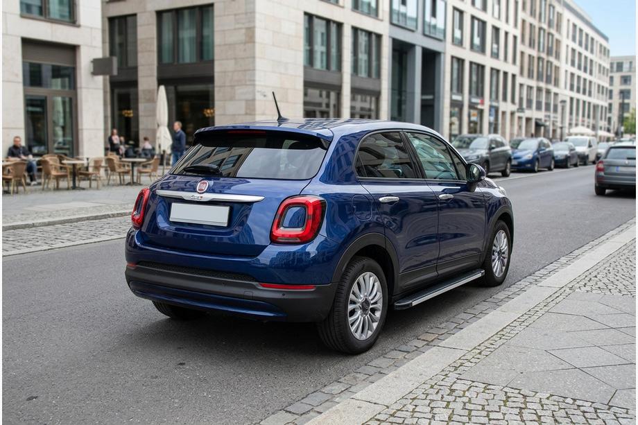 Fiat 500X 2014–2024 Sidosteg Maya V1 (2 st, aluminium) Image