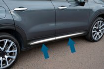 Fiat 500X 2014–2024 Kromlister för dörrar (4 st) foto 2