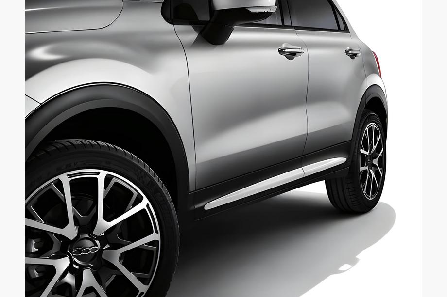 Fiat 500X 2014–2024 Kromlister för dörrar (4 st) Image