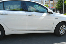 Fiat Tipo 2016– Dörrlister (4 st, rostfritt stål) Carmos - turkiskt stål foto 4