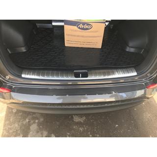 Bagagerumströskelskydd bak OmsaLine (rostfritt stål) Hyundai Tucson TL 2016–2021 foto 3