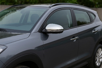 Hyundai Tucson TL 2016–2021 Spegelkåpor (2 st, rostfritt stål) foto 1