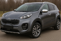 Kia Sportage 2015–2021 Spegelkåpor (2 st, rostfritt stål) foto 3