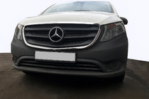 Mercedes Vito/V-klass W447 2014– Grillram (2 st, rostfritt stål) foto 1