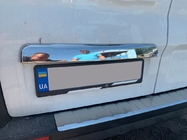 Renault Trafic 2015– List ovanför registreringsskylten (rostfritt stål) OmsaLine – italienskt rostfritt stål foto 6