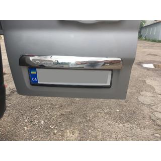 List ovanför registreringsskylten (rostfritt stål) foto 3