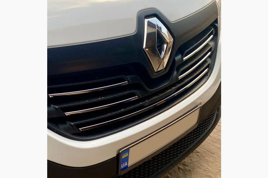Renault Trafic 2015– Grillister 2015-2019 (5 st, rostfritt stål) Foto 5