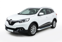 Renault Kadjar 2015–2022 Sidosteg Allmond White (2 st, aluminium) foto 1