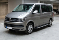 Volkswagen T6 2015–2024 Sidosteg Duru (2 st, aluminium) Kort hjulbas foto 1