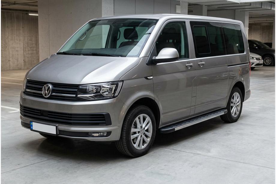 Volkswagen T6 2015–2024 Sidosteg Duru (2 st, aluminium) Kort hjulbas Image