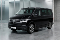Volkswagen T6 2015–2024 Sidosteg RedLine Black (2 st, aluminium) Lång hjulbas foto 1