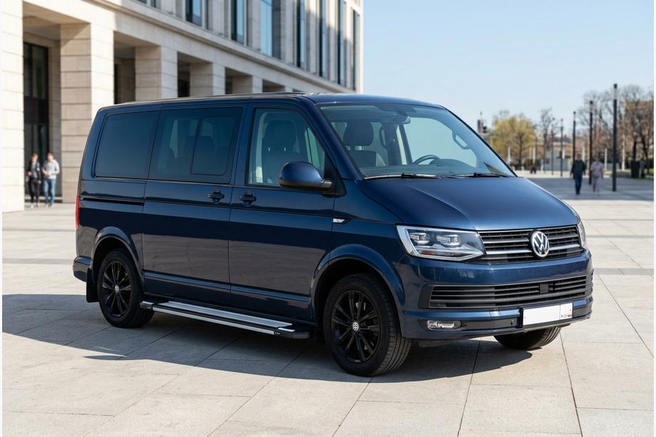 Volkswagen T6 2015–2024 Sidosteg Rainbow (2 st, aluminium) Kort hjulbas Image
