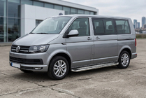Volkswagen T6 2015–2024 Sidosteg Maydos V2 (2 st, rostfritt stål) Endast för kort hjulbas foto 1