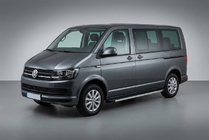 Volkswagen T6 2015–2024 Sidosteg Maya (2 st, aluminium) Kort hjulbas foto 1