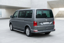 Volkswagen T6 2015–2024 Sidosteg BlackLine (2 st, aluminium) Lång hjulbas foto 1