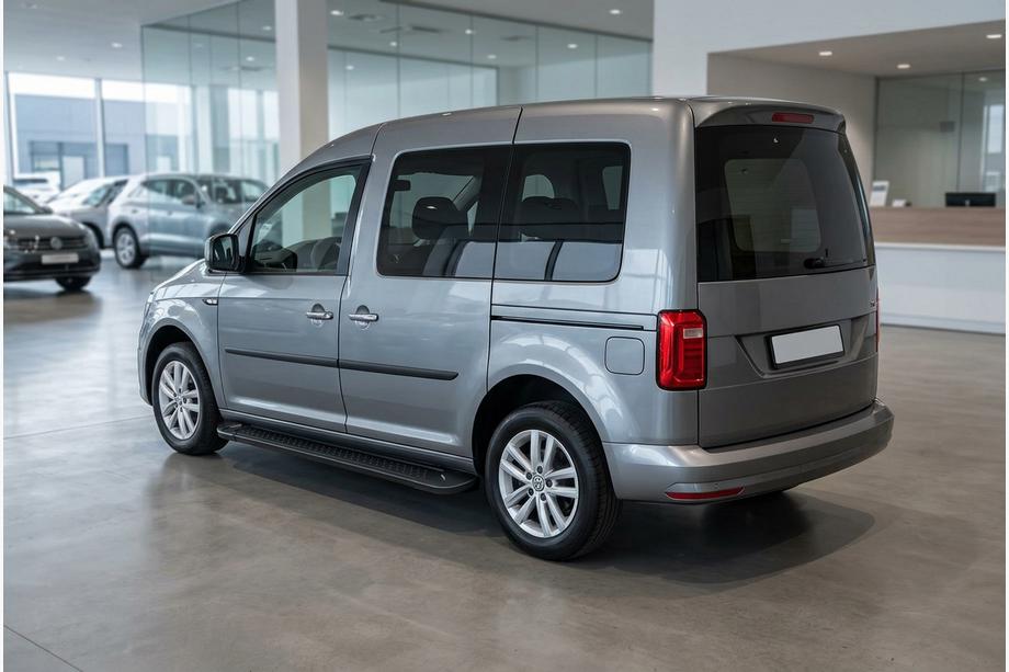 Volkswagen Caddy 2015–2020 Sidosteg Allmond Black (2 st, aluminium) Image