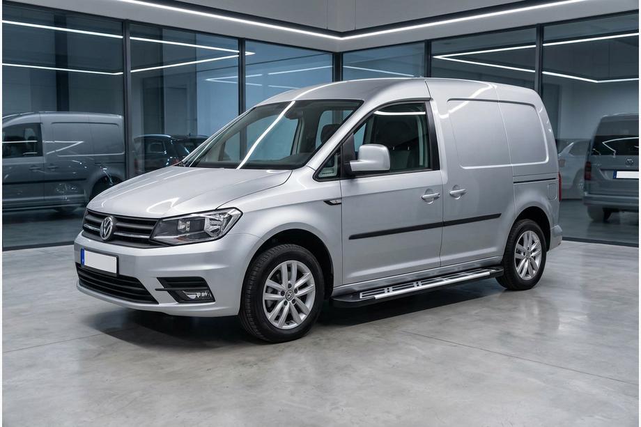 Volkswagen Caddy 2015–2020 Sidosteg Sunrise (2 st, aluminium) Image