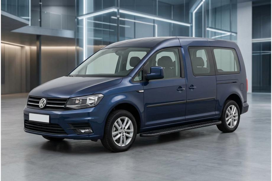 Volkswagen Caddy 2015–2020 Sidosteg Bosphorus Black (2 st, aluminium) Image