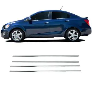 Nedre fönsterlister (rostfritt stål) Chevrolet Aveo T300 2011–2020 foto 2