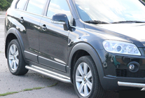 Chevrolet Captiva 2006–2019 Sidosteg Premium (2 st, rostfritt) Ø60 mm foto 5