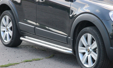 Chevrolet Captiva 2006–2019 Sidosteg Premium (2 st, rostfritt) Ø60 mm foto 1