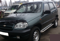 Chevrolet Niva 1998–2020 Sidosteg Premium (2 st, rostfritt) Ø60 mm foto 2