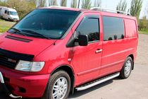 Mercedes Vito W638 1996–2003 Sidosteg Fullmond (2 st, aluminium) foto 4