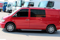 Mercedes Vito W638 1996–2003 Sidosteg Fullmond (2 st, aluminium) foto 5