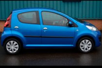 Citroen C-1 2005–2014 Dörrhandtagsskydd (rostfritt stål) 2 st, Carmos – turkiskt stål foto 1