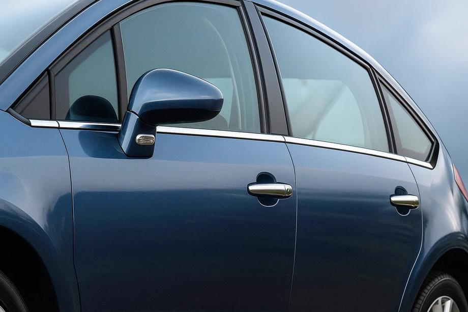 Citroen C-4 2004–2010 Yttre fönsterlister (rostfritt stål) Halvkombi, Carmos – turkiskt stål Image