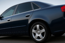 Audi A4 B7 2004–2008 Nedre fönsterlister (6 st, rostfritt) foto 1