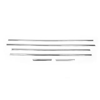 Nedre fönsterlister (6 st, rostfritt) Audi A4 B7 2004–2008 foto 2