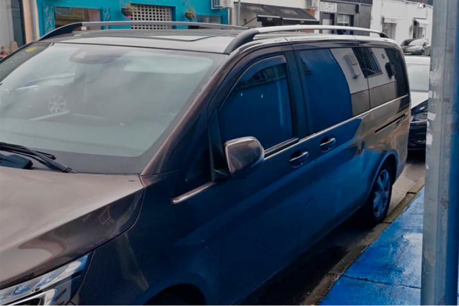 Mercedes Vito W639 2004–2014 Kromade takrails CAN, originaldesign (metallfötter) Foto 8