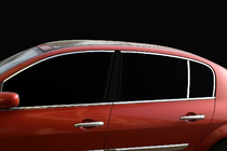 Renault Megane II 2004–2009 Övre fönsterlister (6 st, rostfritt stål) foto 1