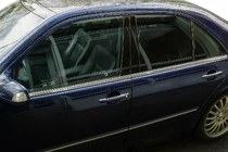 Mercedes E-class W210 1995–2002 Nedre fönsterlister (4 st, rostfritt stål) Carmos - turkiskt stål foto 1