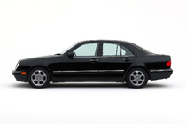 Mercedes E-class W210 1995–2002 Nedre fönsterlister (4 st, rostfritt stål) Carmos - turkiskt stål foto 3