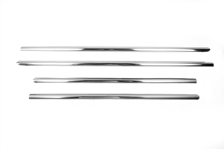 Mercedes E-class W210 1995–2002 Nedre fönsterlister (4 st, rostfritt stål) OmsaLine – italienskt rostfritt stål Foto 2