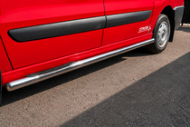 Citroen Jumpy 2007–2017 Sidorör (2 st, rostfritt stål) Ø60, kort hjulbas foto 5