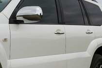 Toyota Land Cruiser Prado 120 2002–2009 Dörrhandtagskåpor (4 st, rostfritt stål) foto 1