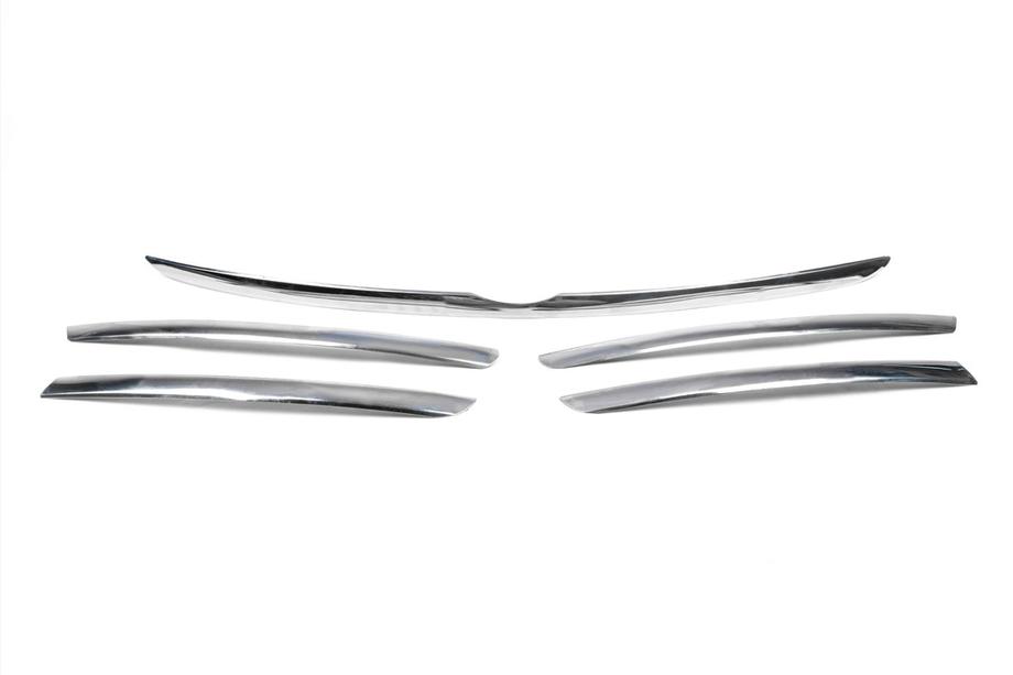 Mercedes ML W163 1997–2005 Lister för grillkant (5 st, rostfritt) Foto 3