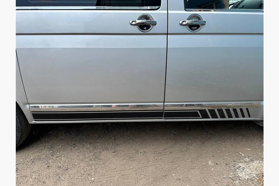 Volkswagen T5 Transporter 2003–2010 Kromade dörrhandtagskåpor (rostfritt stål) Foto 17