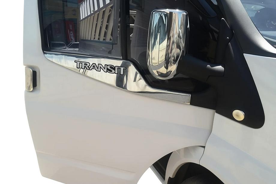 Ford Transit 2000–2014 Fönsterlister Carmos (2 st, rostfritt) Image