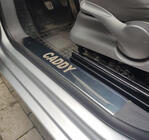 Volkswagen Caddy 2004–2010 Instegslister invändiga (Carmos, stål) foto 1