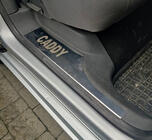 Volkswagen Caddy 2004–2010 Instegslister invändiga (Carmos, stål) foto 2