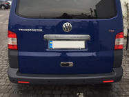 Volkswagen T5 2010–2015 Rostfri list över registreringsskylten på bakluckan Transporter, OmsaLine – italienskt rostfritt stål foto 5