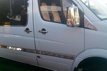 Mercedes Sprinter W906 2006–2018 Spegelskal (2 st) Carmos, turkiskt stål foto 6