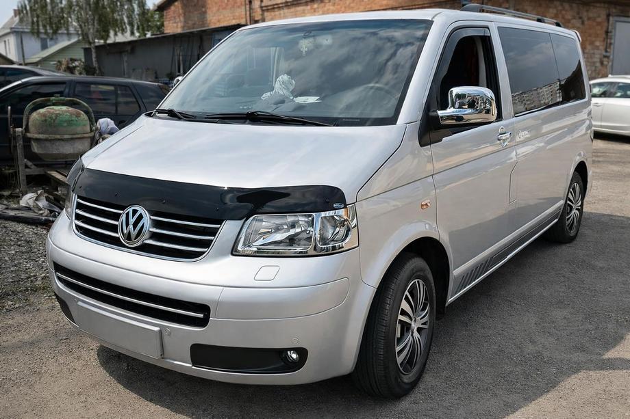 Volkswagen T5 Transporter 2003–2010 Spegelskal (2 st) Carmos - kromad plast Image
