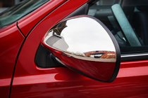 Nissan Qashqai 2010–2014 Spegelkåpor (2 st, rostfritt stål) Carmos - turkiskt stål foto 1